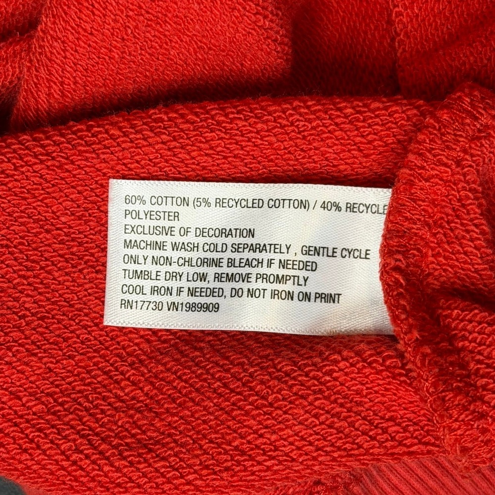 Goodfellow & Co Mens Graphic Sweatshirt XXL Red Rose Ace of Hearts French Terry - Picture 8 of 8